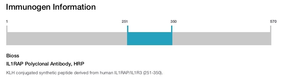 IL1RAP Polyclonal Antibody, HRP