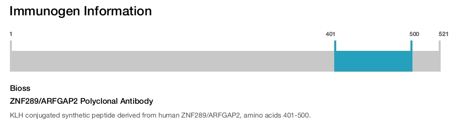 ZNF289/ARFGAP2 Polyclonal Antibody