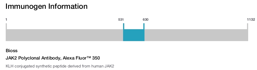 JAK2 Polyclonal Antibody, Alexa Fluor&trade; 350