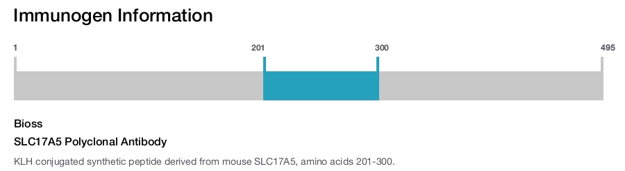 SLC17A5 Polyclonal Antibody