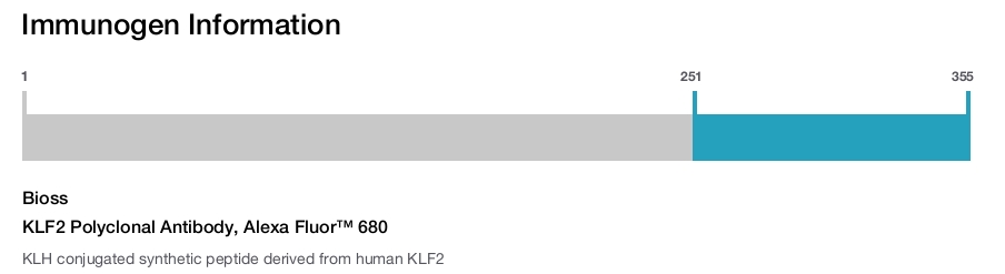 KLF2 Polyclonal Antibody, Alexa Fluor&trade; 680