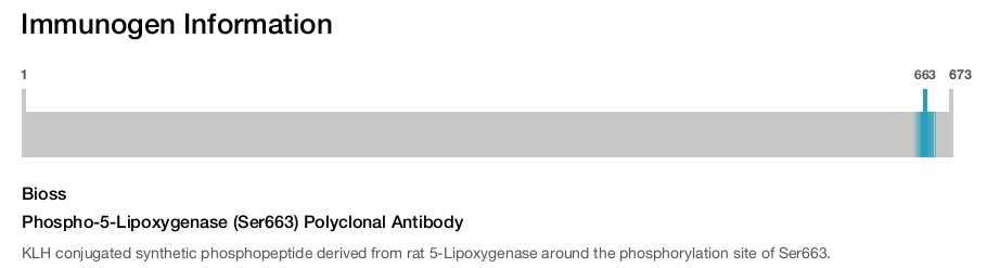 Phospho-5-Lipoxygenase (Ser663) Polyclonal Antibody