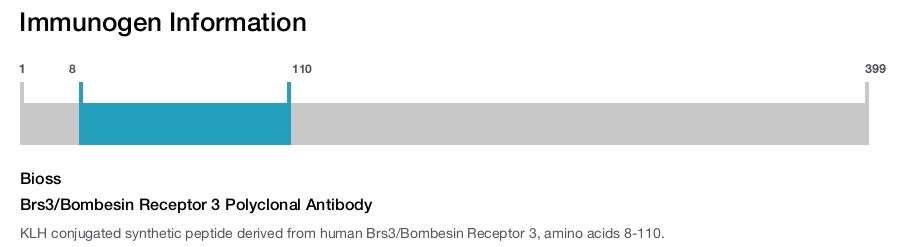 Brs3/Bombesin Receptor 3 Polyclonal Antibody