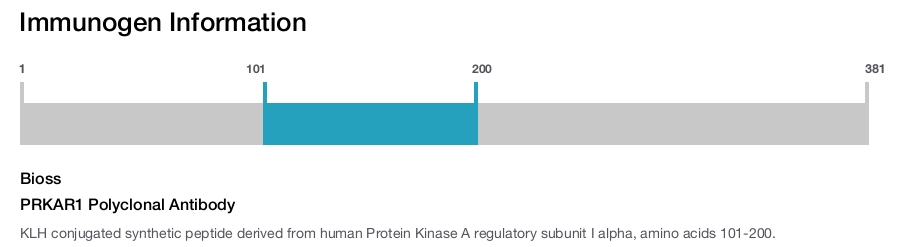 PRKAR1 Polyclonal Antibody