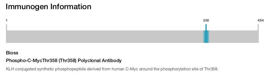 Phospho-C-MycThr358 (Thr358) Polyclonal Antibody