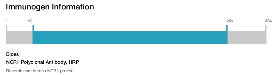 NCR1 Polyclonal Antibody, HRP