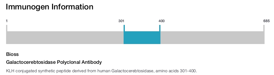 Galactocerebtosidase Polyclonal Antibody