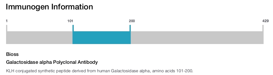 Galactosidase alpha Polyclonal Antibody