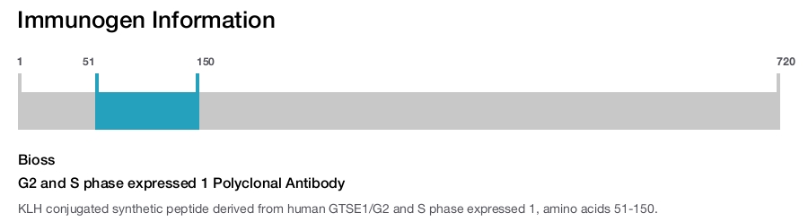 G2 and S phase expressed 1 Polyclonal Antibody