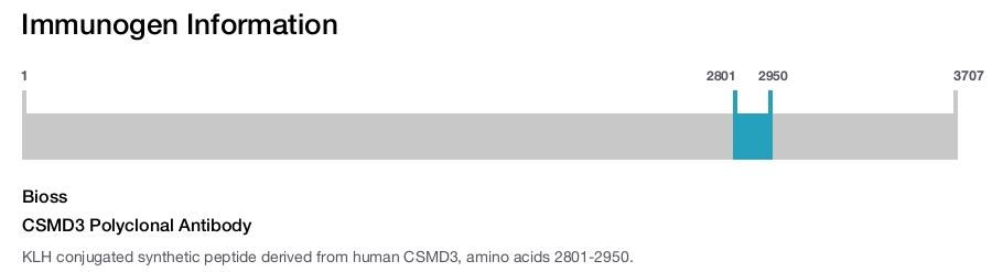 CSMD3 Polyclonal Antibody