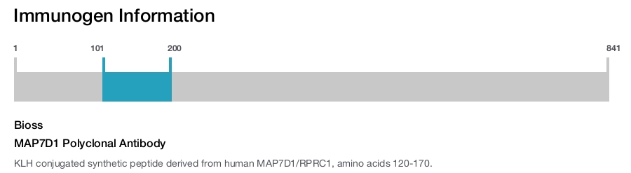 MAP7D1 Polyclonal Antibody
