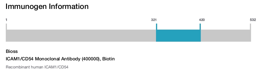 ICAM1/CD54 Monoclonal Antibody (400000), Biotin