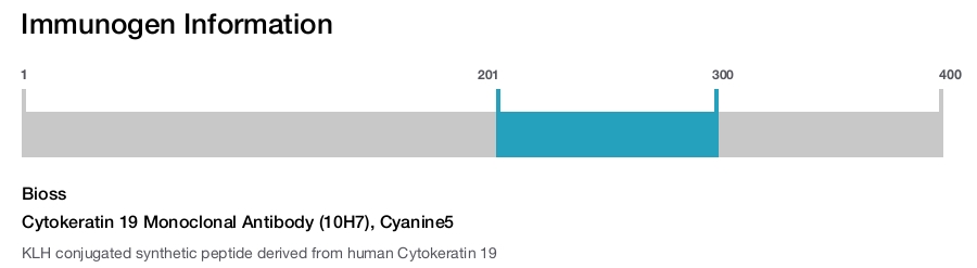 Cytokeratin 19 Monoclonal Antibody (10H7), Cyanine5