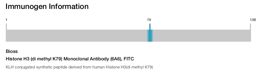 Histone H3 (di methyl K79) Monoclonal Antibody (6A6), FITC