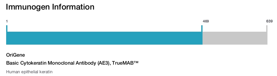 Basic Cytokeratin Monoclonal Antibody (AE3), TrueMAB&trade;