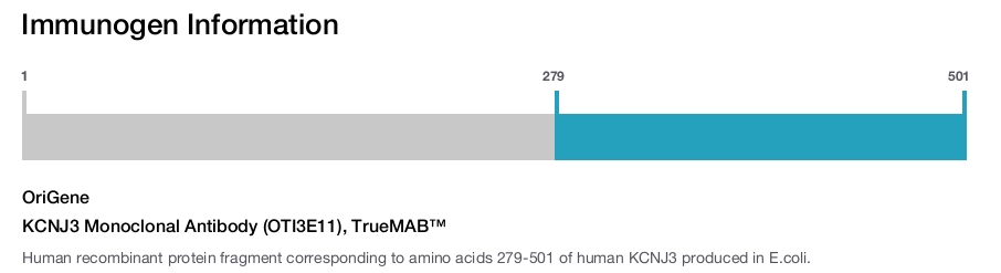 KCNJ3 Monoclonal Antibody (OTI3E11), TrueMAB&trade;