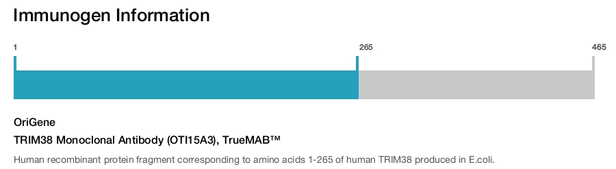TRIM38 Monoclonal Antibody (OTI15A3), TrueMAB&trade;