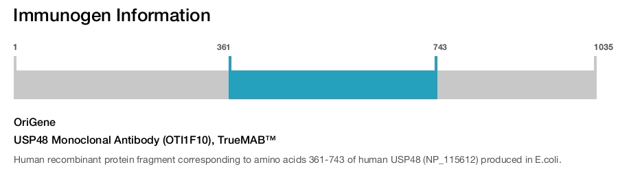 USP48 Monoclonal Antibody (OTI1F10), TrueMAB&trade;