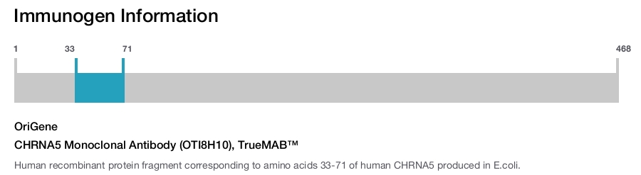 CHRNA5 Monoclonal Antibody (OTI8H10), TrueMAB&trade;