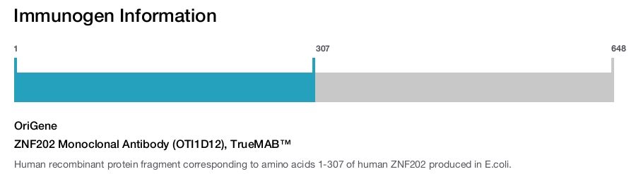 ZNF202 Monoclonal Antibody (OTI1D12), TrueMAB&trade;