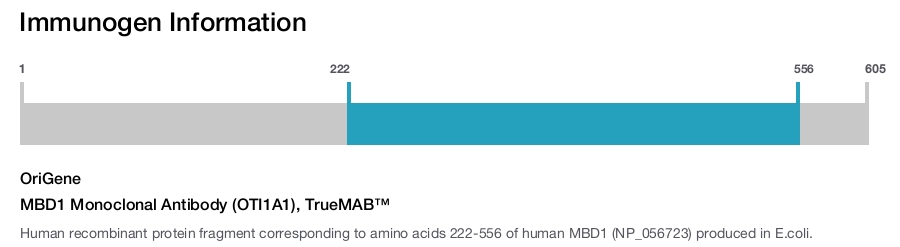 MBD1 Monoclonal Antibody (OTI1A1), TrueMAB&trade;