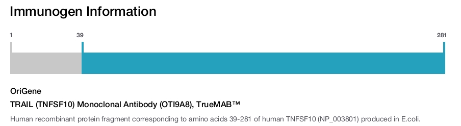TRAIL (TNFSF10) Monoclonal Antibody (OTI9A8), TrueMAB&trade;
