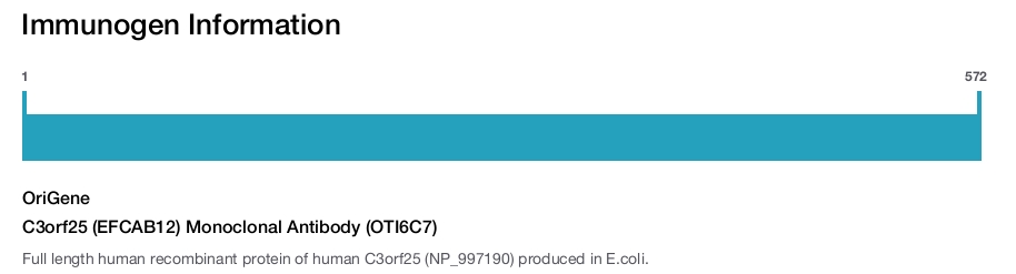 C3orf25 (EFCAB12) Monoclonal Antibody (OTI6C7)