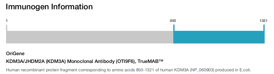 KDM3A/JHDM2A (KDM3A) Monoclonal Antibody (OTI9F6), TrueMAB&trade;