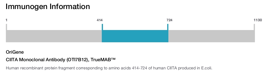 CIITA Monoclonal Antibody (OTI7B12), TrueMAB&trade;