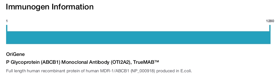 P Glycoprotein (ABCB1) Monoclonal Antibody (OTI2A2), TrueMAB&trade;