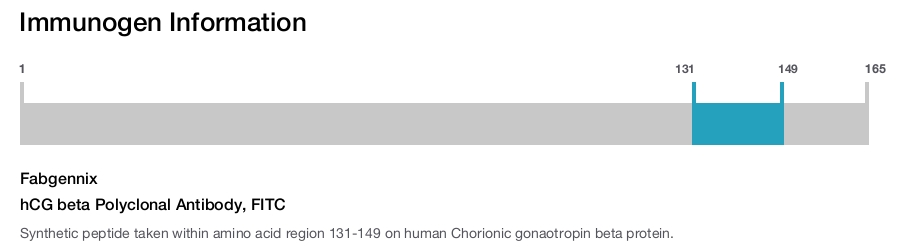 hCG beta Polyclonal Antibody, FITC