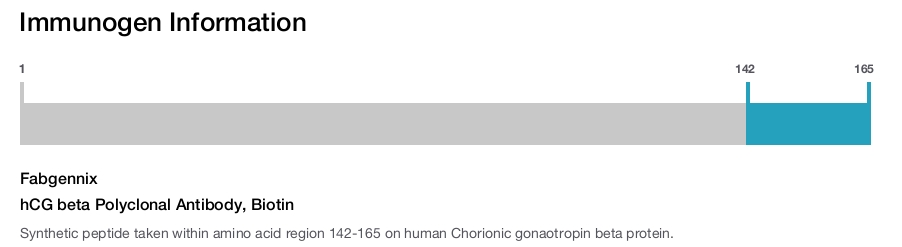 hCG beta Polyclonal Antibody, Biotin