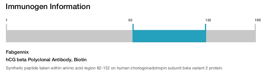hCG beta Polyclonal Antibody, Biotin