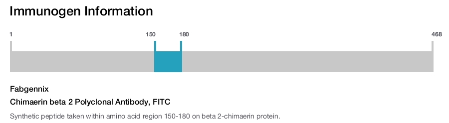 Chimaerin beta 2 Polyclonal Antibody, FITC