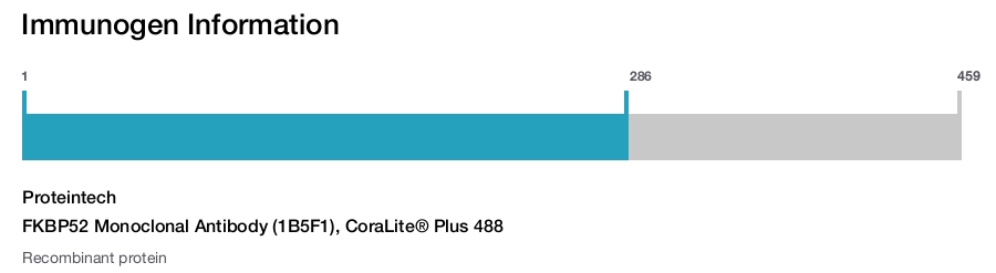 FKBP52 Monoclonal Antibody (1B5F1), CoraLite&reg; Plus 488