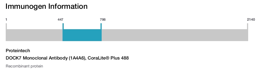 DOCK7 Monoclonal Antibody (1A4A6), CoraLite&reg; Plus 488
