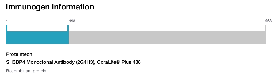 SH3BP4 Monoclonal Antibody (2G4H3), CoraLite&reg; Plus 488