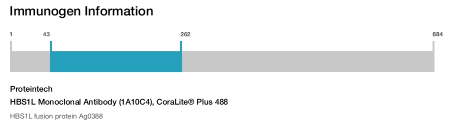 HBS1L Monoclonal Antibody (1A10C4), CoraLite&reg; Plus 488