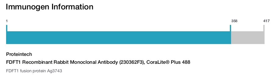 FDFT1 Recombinant Rabbit Monoclonal Antibody (230362F3), CoraLite&reg; Plus 488