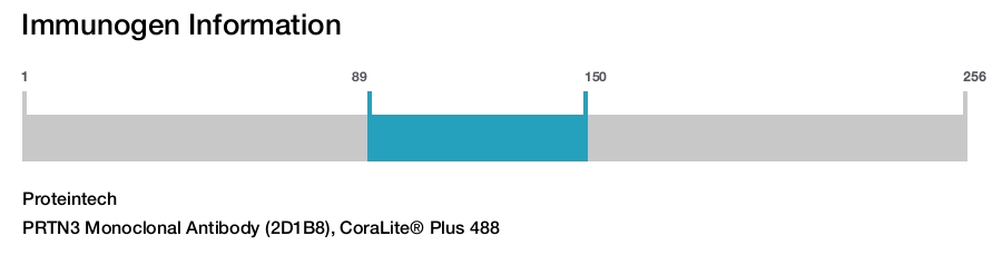 PRTN3 Monoclonal Antibody (2D1B8), CoraLite&reg; Plus 488