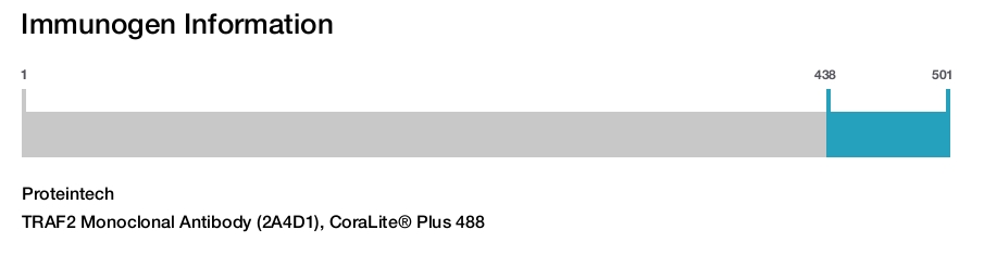TRAF2 Monoclonal Antibody (2A4D1), CoraLite&reg; Plus 488