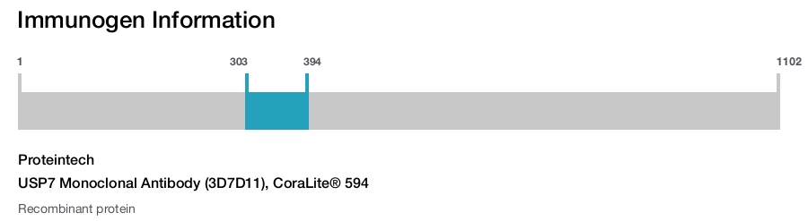 USP7 Monoclonal Antibody (3D7D11), CoraLite&reg; 594