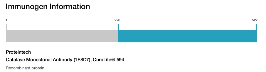 Catalase Monoclonal Antibody (1F8D7), CoraLite&reg; 594