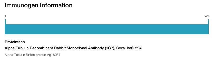 Alpha Tubulin Recombinant Rabbit Monoclonal Antibody (1G7), CoraLite&reg; 594