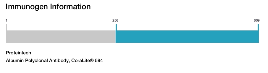 Albumin Polyclonal Antibody, CoraLite&reg; 594
