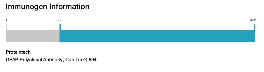 GFAP Polyclonal Antibody, CoraLite&reg; 594