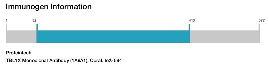 TBL1X Monoclonal Antibody (1A9A1), CoraLite&reg; 594