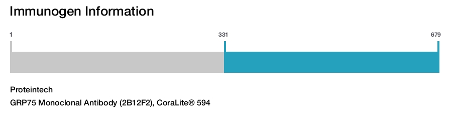 GRP75 Monoclonal Antibody (2B12F2), CoraLite&reg; 594