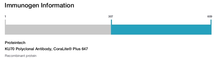 KU70 Polyclonal Antibody, CoraLite&reg; Plus 647