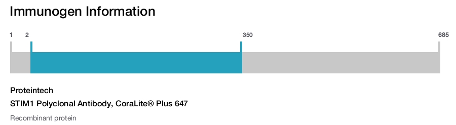 STIM1 Polyclonal Antibody, CoraLite&reg; Plus 647